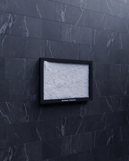 Barcelona, Camp Nou, Tây Ban Nha - Mô hình thu nhỏ 3D - Image 3