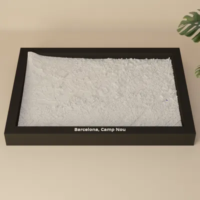 Barcelona, Camp Nou, Tây Ban Nha - Mô hình thu nhỏ 3D