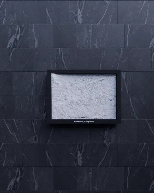 Barcelona, Camp Nou, Tây Ban Nha - Mô hình thu nhỏ 3D - Image 5