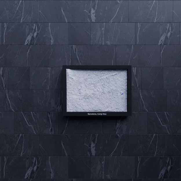 Barcelona, Camp Nou, Tây Ban Nha - Mô hình thu nhỏ 3D - Image 7