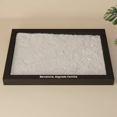 Barcelona, Sagrada Familia, Tây Ban Nha - Mô hình thu nhỏ 3D