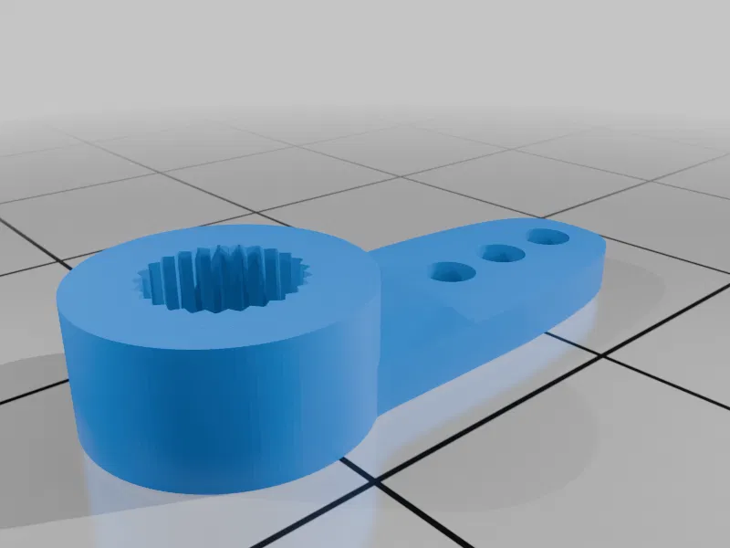 Tay servo 25 răng cho CR18P 6x6 flat bed - Image 1