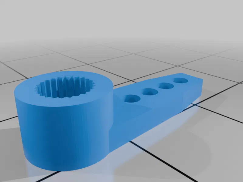 Tay servo 25 răng cho CR18P 6x6 flat bed - Image 5