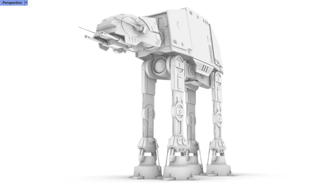 Mô hình 3D AT-NT Star Wars – Imperial Walker - Image 1