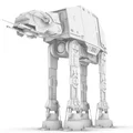 Mô hình 3D AT-NT Star Wars – Imperial Walker - Thumbnail 1