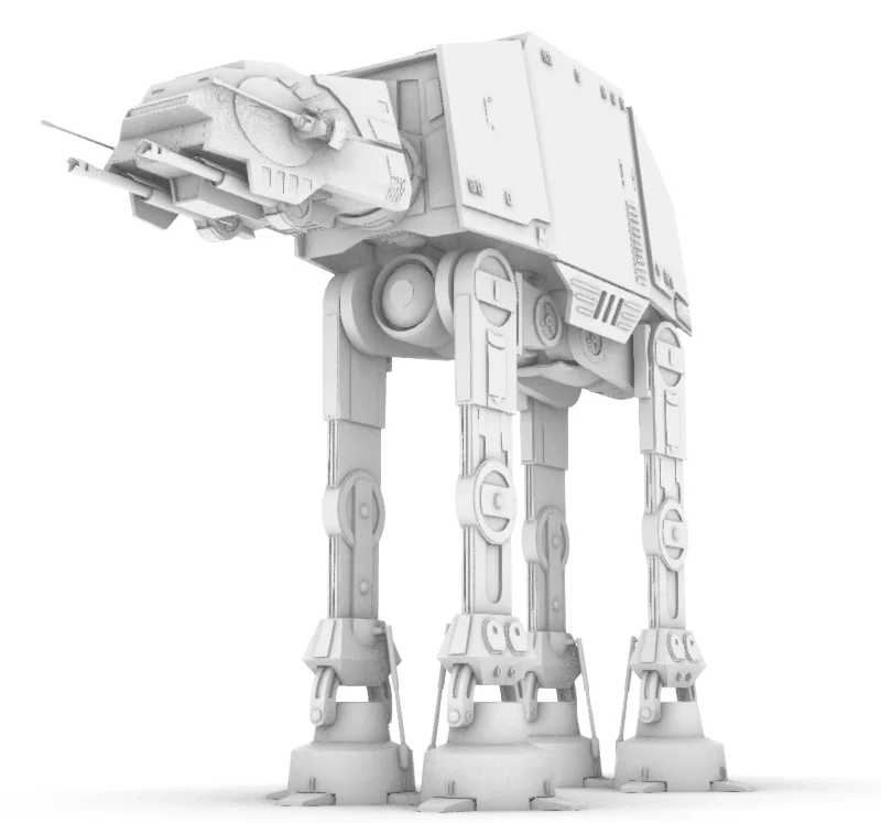 Mô hình 3D AT-NT Star Wars – Imperial Walker
