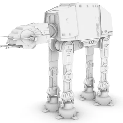 Mô hình 3D AT-NT Star Wars – Imperial Walker