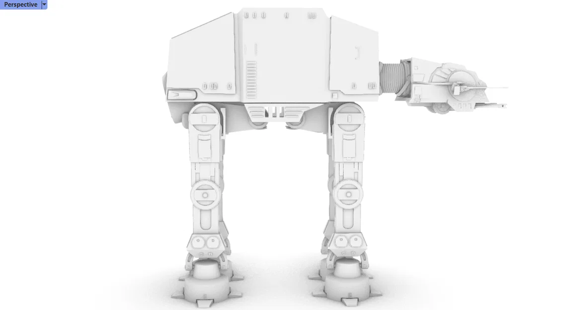 Mô hình 3D AT-NT Star Wars – Imperial Walker - Image 3