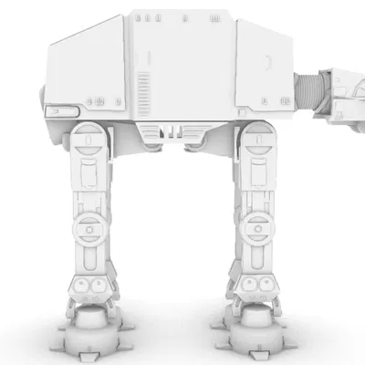 Mô hình 3D AT-NT Star Wars – Imperial Walker
