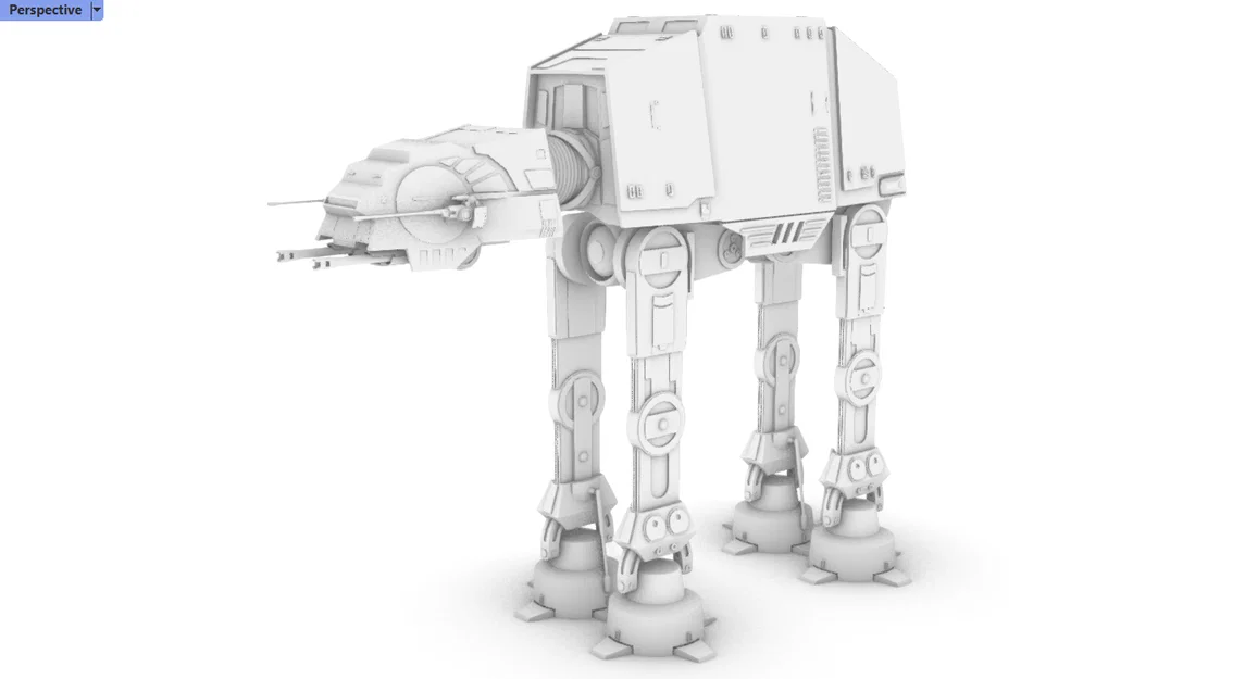 Mô hình 3D AT-NT Star Wars – Imperial Walker - Image 4