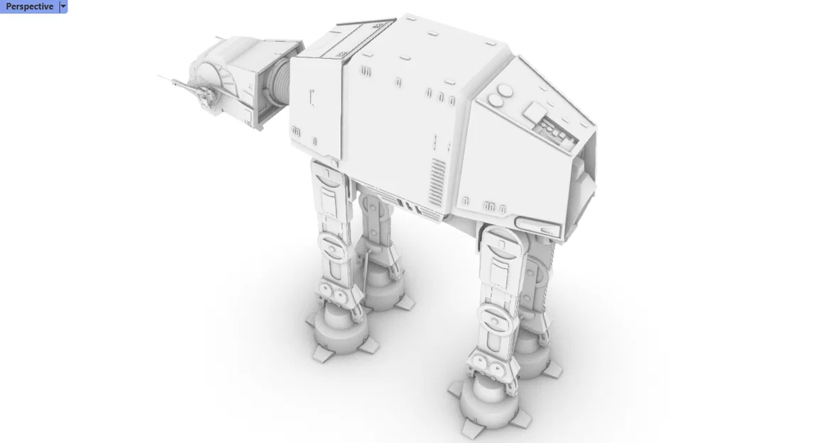 Mô hình 3D AT-NT Star Wars – Imperial Walker - Image 5