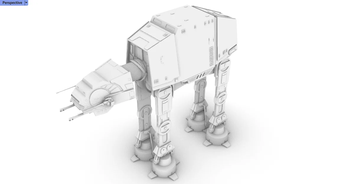 Mô hình 3D AT-NT Star Wars – Imperial Walker - Image 6
