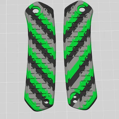 Civivi Vision FG Scales-FRAG – Bộ scales hoạ tiết frag pattern