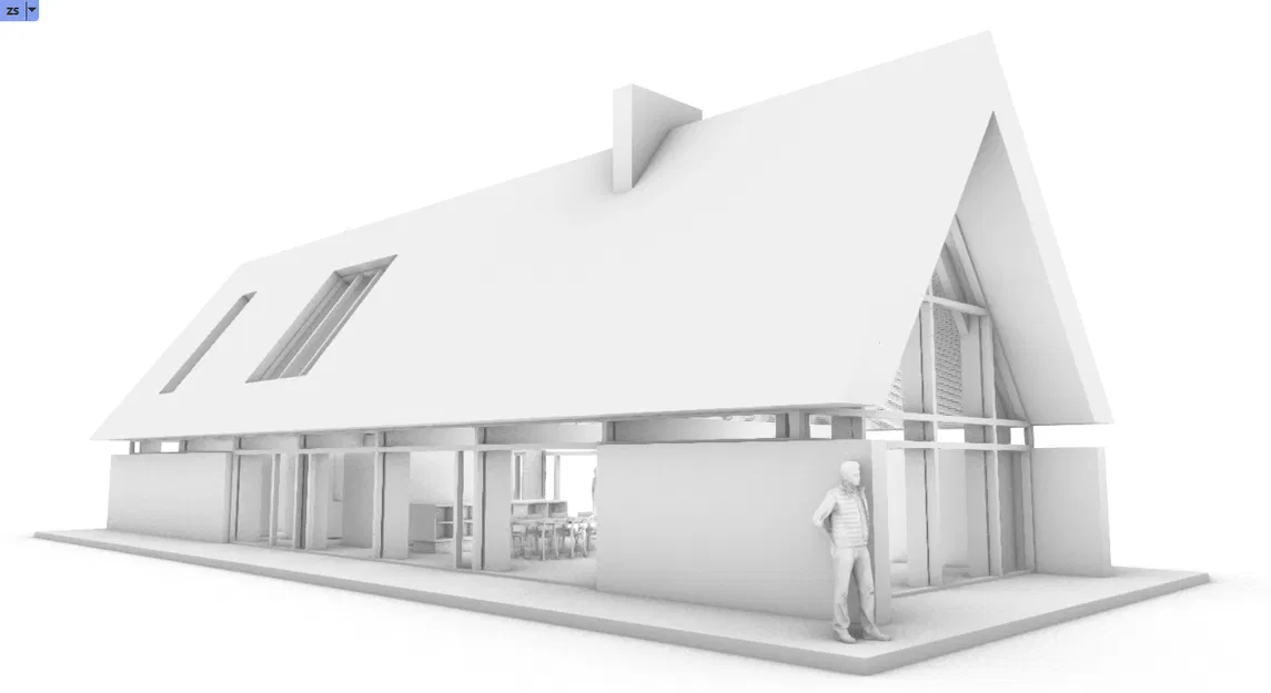 Mô hình 3D Skagen Klitgård House của PAX Architects - Image 1