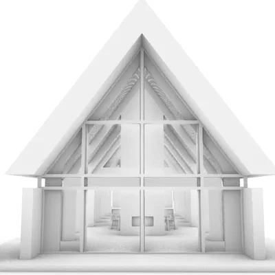 Mô hình 3D Skagen Klitgård House của PAX Architects