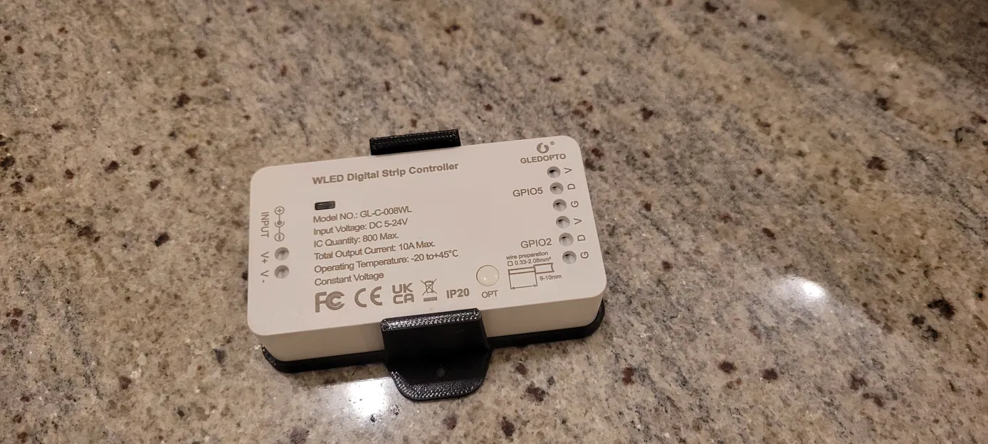 Giá đỡ lắp đặt cho bộ điều khiển WLED GLEDOPTO - Image 1