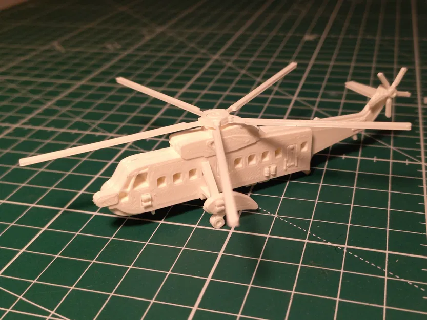 Sikorsky S-61 Kit Card – Mẫu trực thăng lắp ráp - Image 1