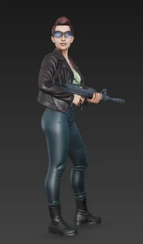 Nhân vật nữ GTA 5 (GTA5) – Personaje Femenino GTA5 / Female GTA 5 Character - Image 3