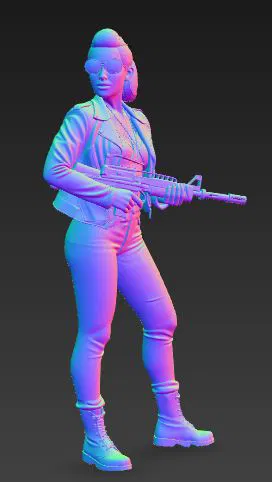 Nhân vật nữ GTA 5 (GTA5) – Personaje Femenino GTA5 / Female GTA 5 Character - Image 5