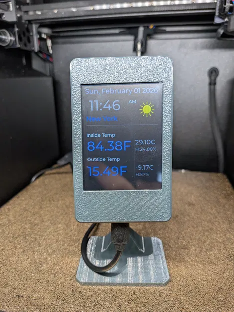 Trạm thời tiết & đồng hồ dùng CYD (Cheap Yellow Display) - Image 1