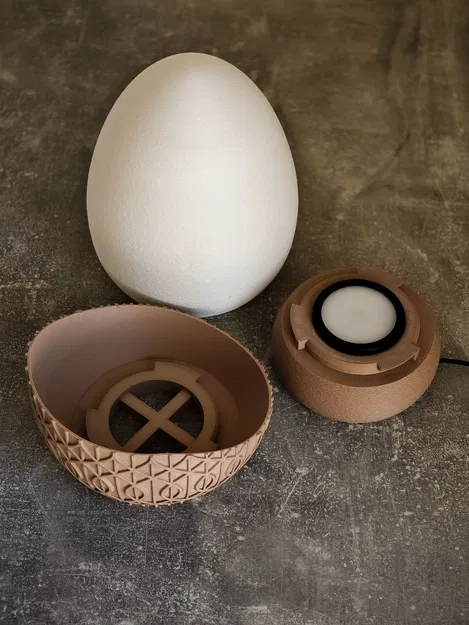 Đèn trứng Phục Sinh (Osterei Lampe) – Osterlampe Ostern Osterei - Image 4