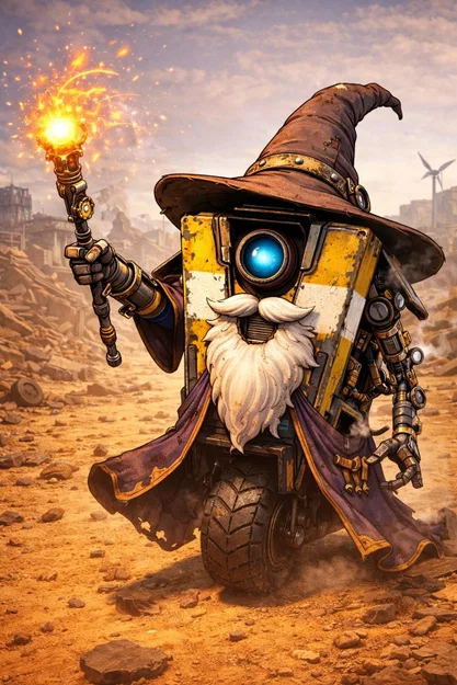 Wizard Claptrap và thú cưng Spiderant - Image 1