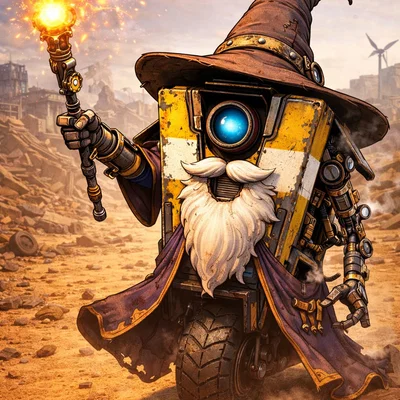 Wizard Claptrap và thú cưng Spiderant
