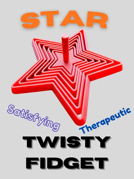 Fidget Xoắn Hình Ngôi Sao Cực Đã (Spectacular Star Shaped Twist Fidget) - Image 2