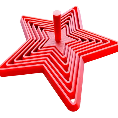 Fidget Xoắn Hình Ngôi Sao Cực Đã (Spectacular Star Shaped Twist Fidget)