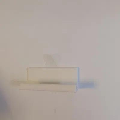 Giá treo trưng bày 1 hộp diêm (Matchbook) dùng Command Strip