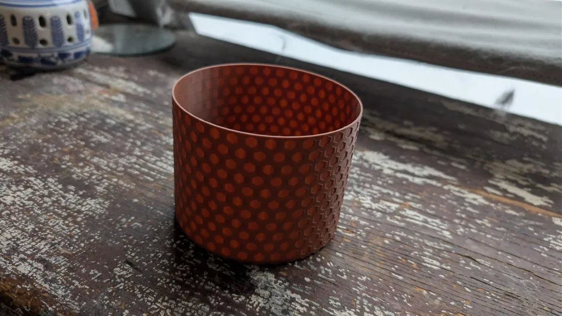 Chậu Honeycomb (Vừa chậu 10cm) - 2 chiều cao - Image 3