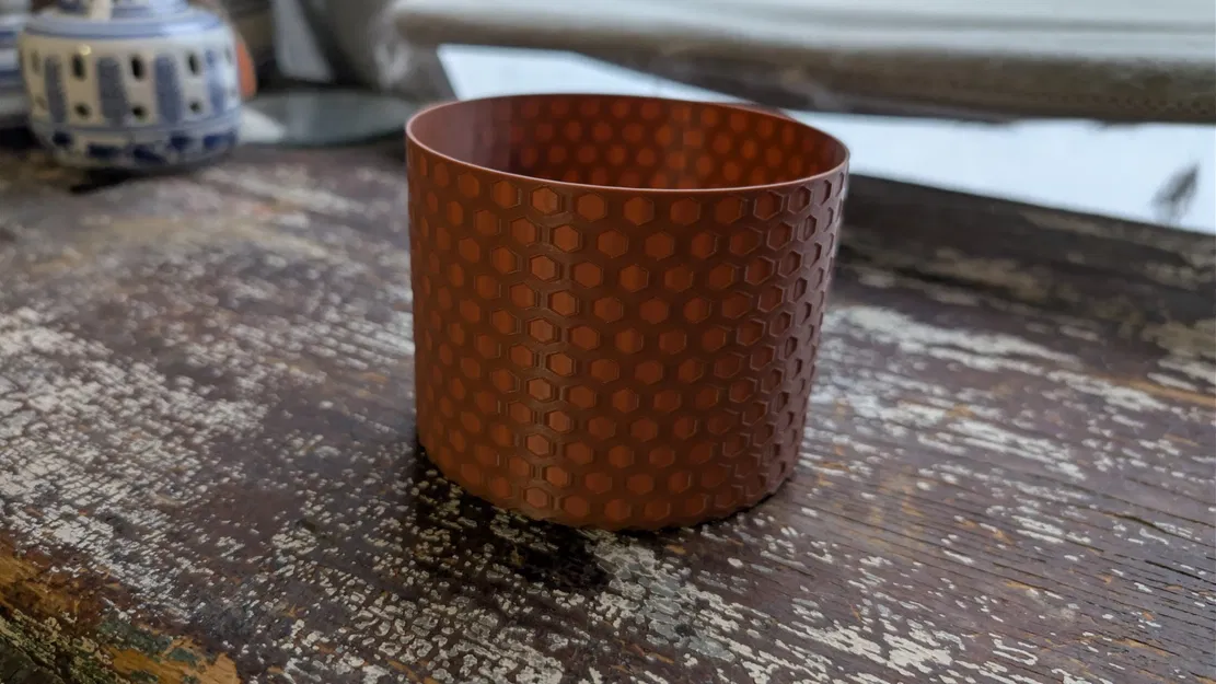 Chậu Honeycomb (Vừa chậu 10cm) - 2 chiều cao - Image 4