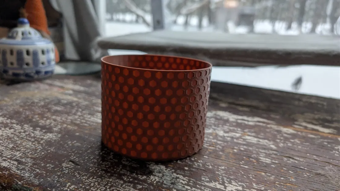 Chậu Honeycomb (Vừa chậu 10cm) - 2 chiều cao - Image 5