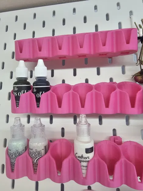 Giá đỡ chai sơn 26mm cho bảng pegboard IKEA/SKADIS - Image 1