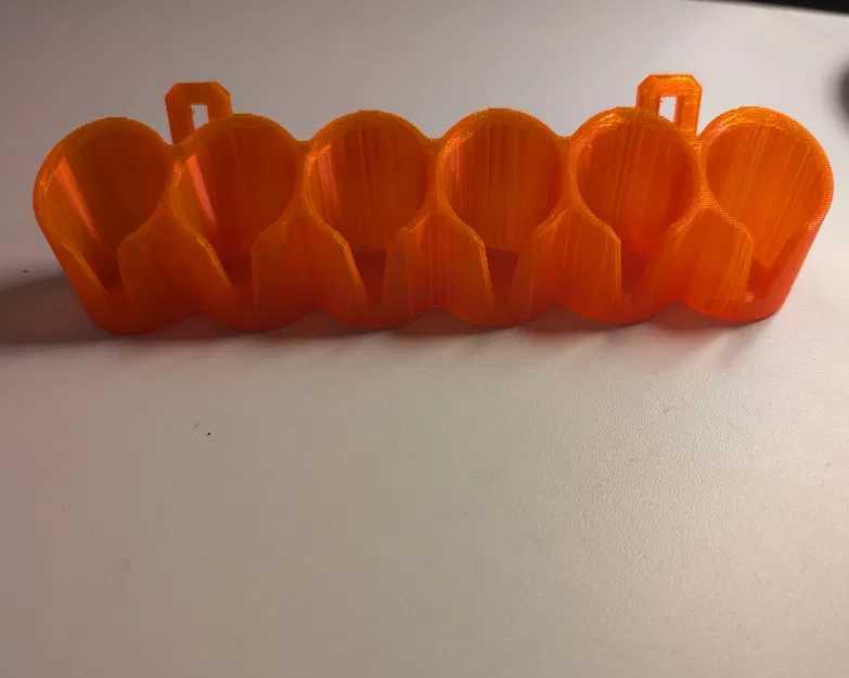 Khay giữ chai sơn 26mm cho pegboard IKEA/SKADIS có thêm khe móc - Image 2