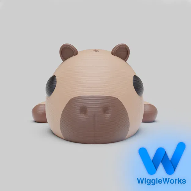 Capybara dẻo khớp nối (Flexi) + móc khóa (Keychain) - Image 3