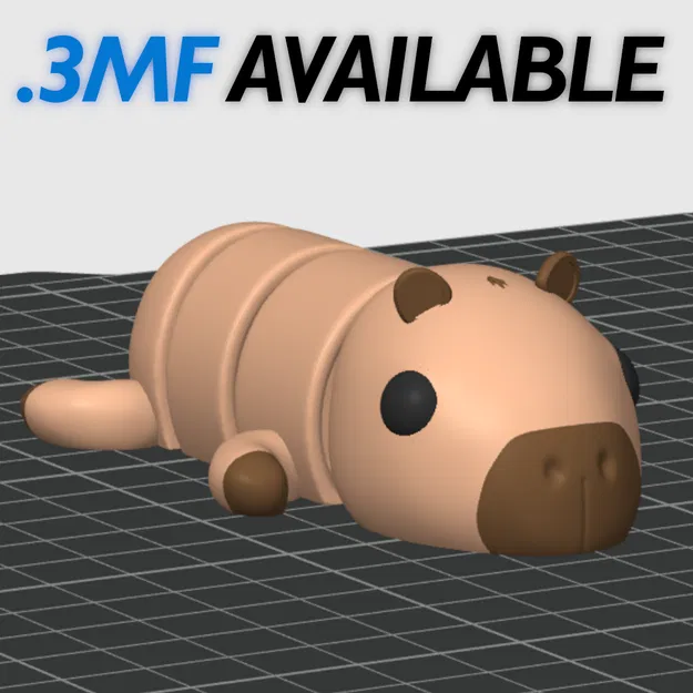 Capybara dẻo khớp nối (Flexi) + móc khóa (Keychain) - Image 4