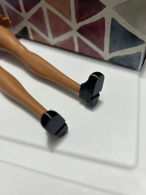 Giày vừa cho Barbie chân bè (flat foot) - Image 1
