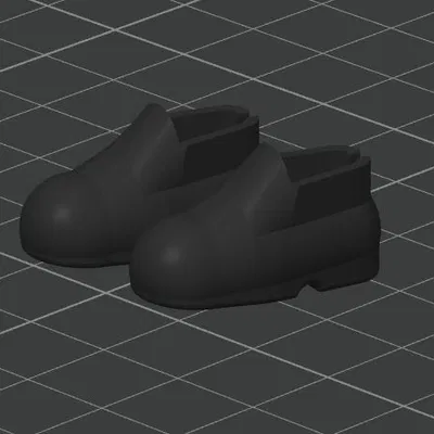 Giày vừa cho Barbie chân bè (flat foot)