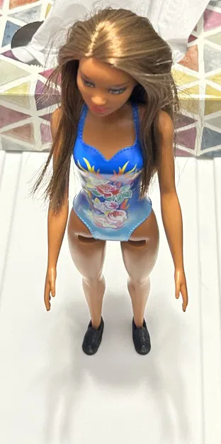 Giày vừa cho Barbie chân bè (flat foot) - Image 3