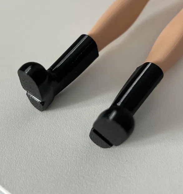 Bốt cho Barbie chân bằng (flat foot) - Image 2