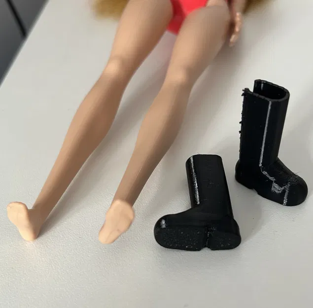 Bốt cho Barbie chân bằng (flat foot) - Image 5