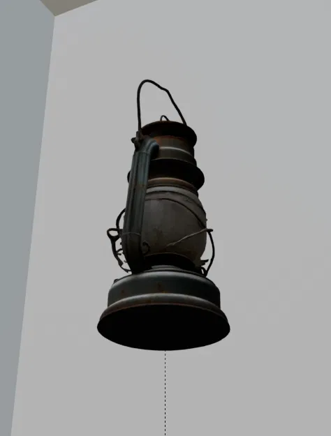 Đèn Lồng Cũ Bị Hỏng (Old Broken Lantern) - Image 2