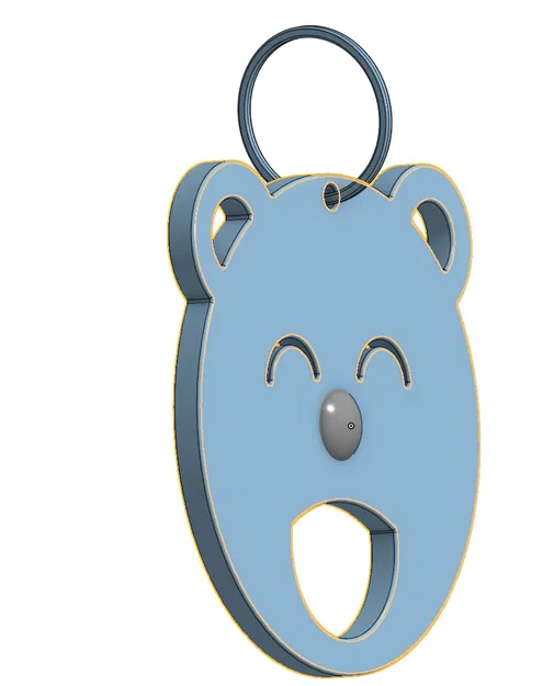 Móc Khóa Gấu Dễ Thương (Cute Bear KeyChain) - Image 2