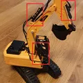 Bộ Ống Xy-lanh Thủy lực cho ZMX Toy Excavator (ZMX Toy Excavator Ram Tube Set) - Thumbnail 3