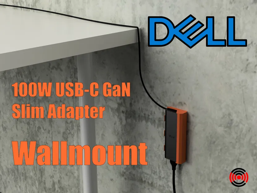 Giá đỡ sạc Dell 100W GaN Slim - Image 1