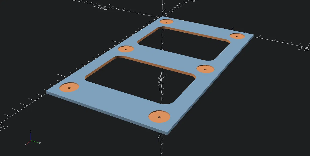 Template khoan lỗ dog hole cho workbench (Workbench dog hole template) - Image 1