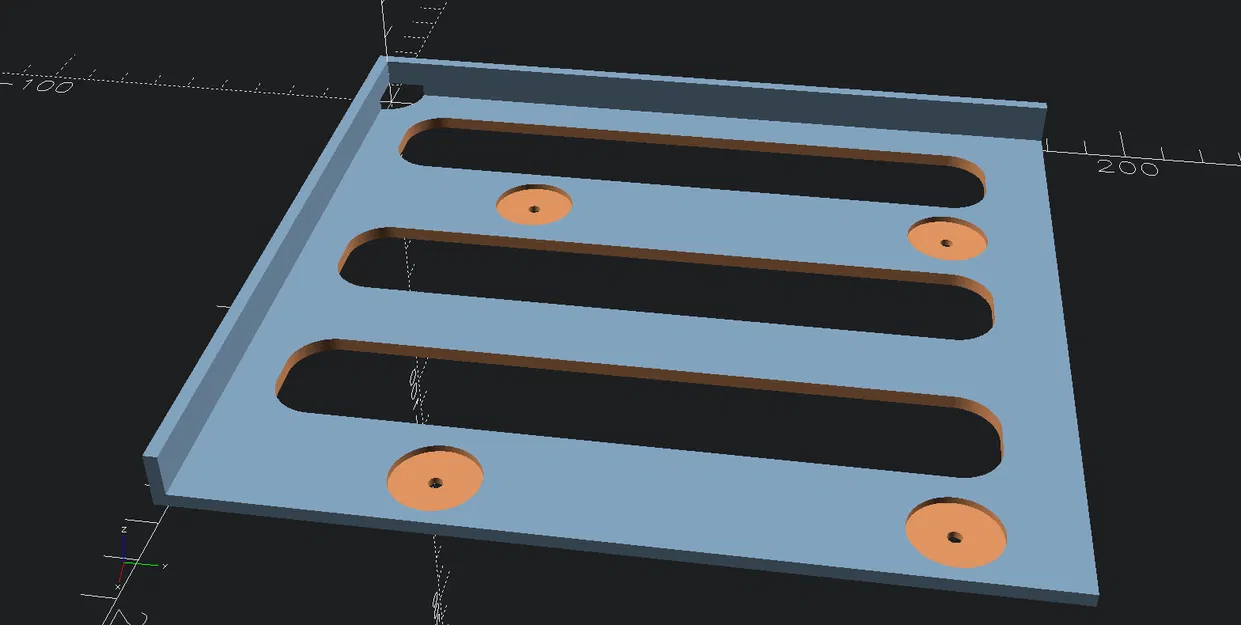 Template khoan lỗ dog hole cho workbench (Workbench dog hole template) - Image 2