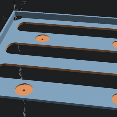 Template khoan lỗ dog hole cho workbench (Workbench dog hole template)