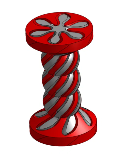 Đồ chơi fidget xoắn ốc các khối cầu xếp chồng (Stacked Sphere Spiral Fidget) - Image 1